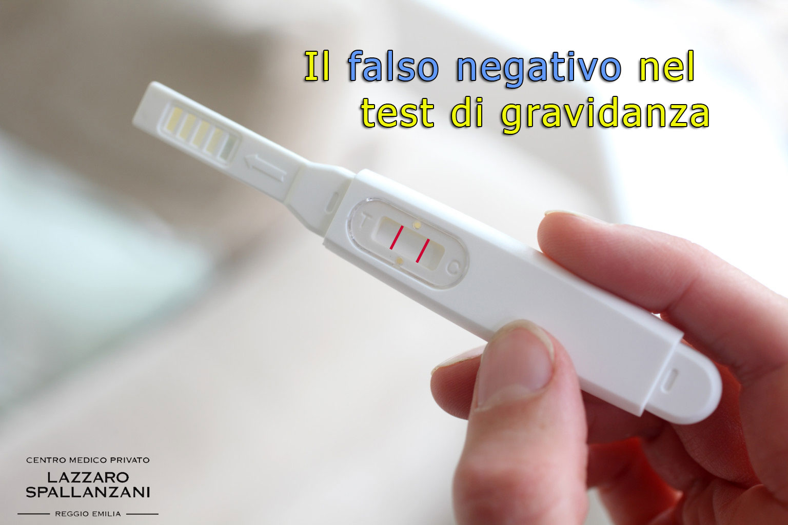 Falso negativo sales test embarazo