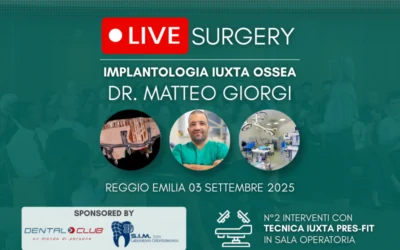 Corso di Formazione Implantologia Iuxta-ossea: due interventi complessi eseguiti in diretta